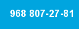 968 807-27-81